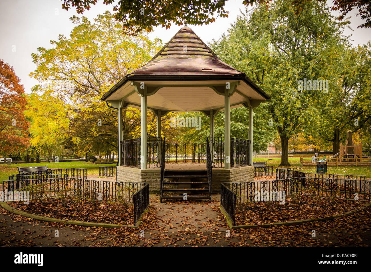 En kiosque, parc page staple hill, bristol Banque D'Images