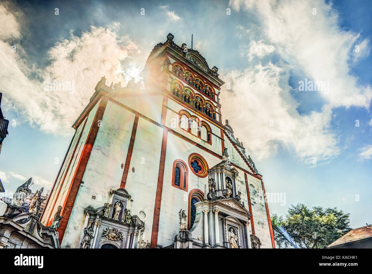 Célèbre abbaye st. Matthias ou benediktinerabtei. st matthias à Trèves, Banque D'Images