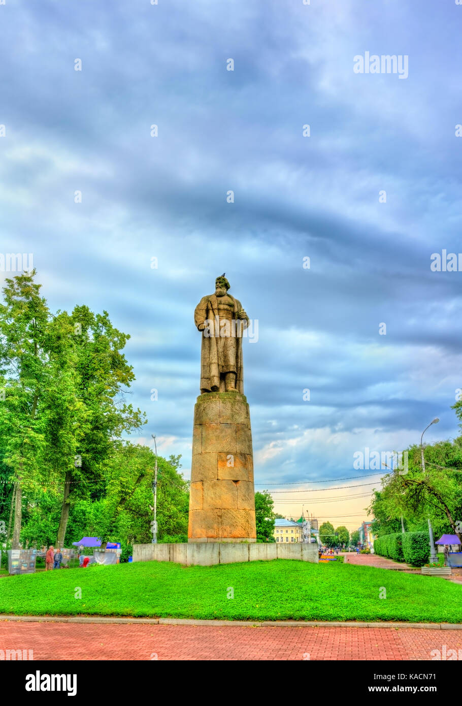 Monument à Ivan susanin à Kostroma, Russie Banque D'Images