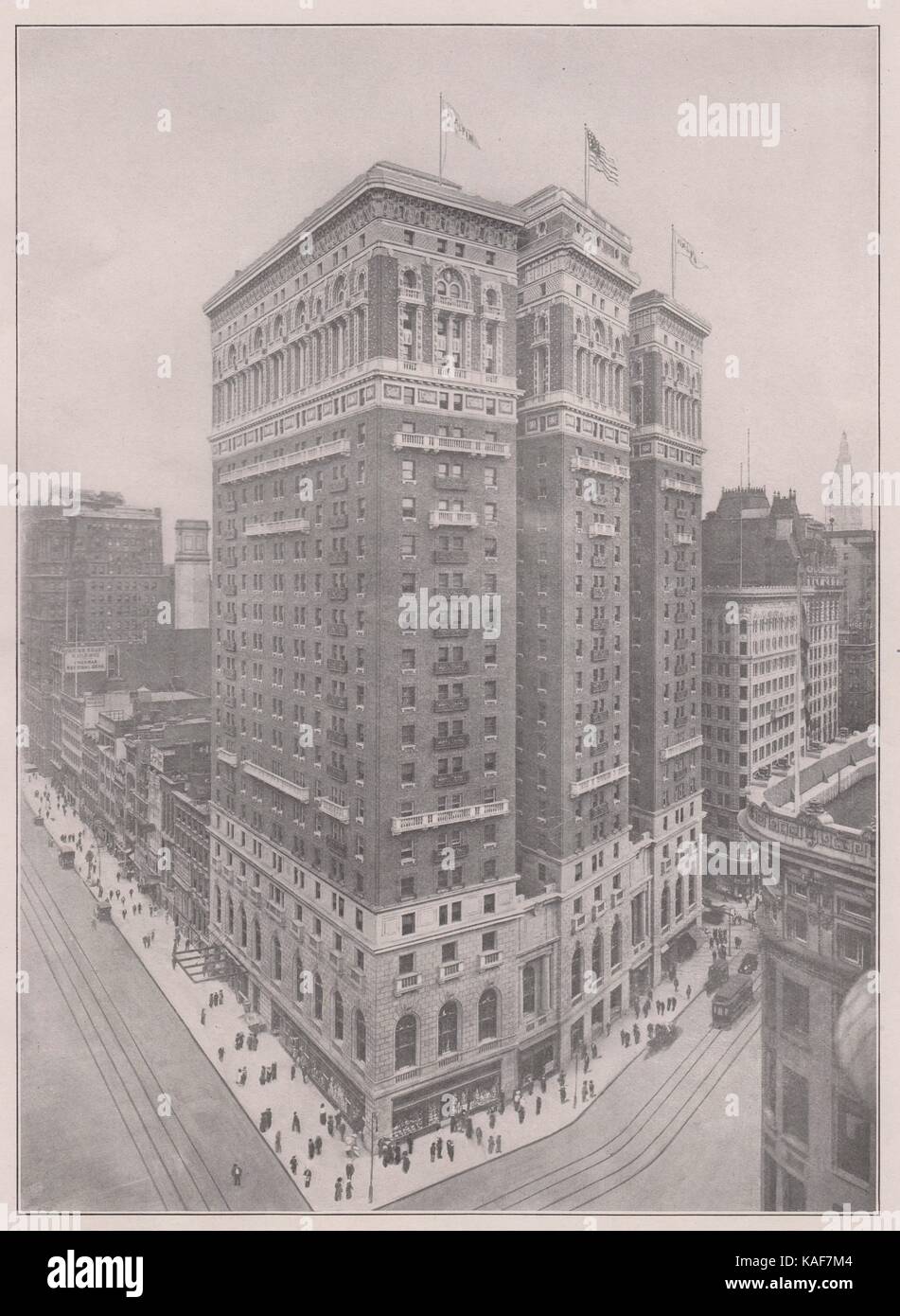 Hôtel McAlpin, Broadway entre les 33e et 34e Rues. Complété en décembre, 1912 nouvelles, dont 3 sous-sols. Il a 1 620 al… Banque D'Images