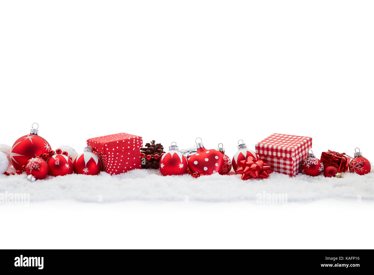 Fond de noël avec beaucoup de cadeaux et de noël Banque D'Images