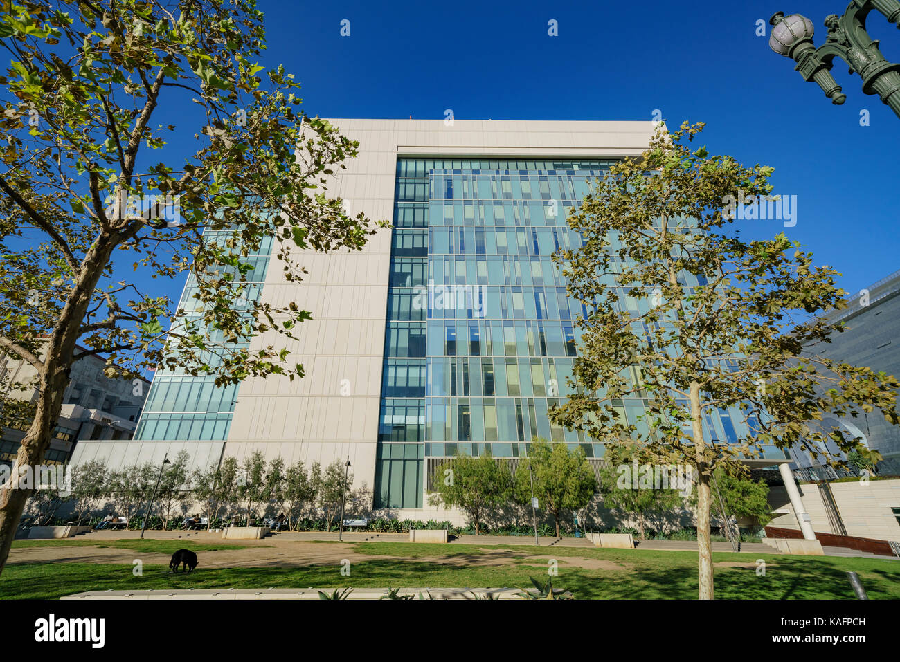 Los Angeles, 24 sept : Downtown Street View et le département de la police de los angeles sur l'administration centrale le 24 sep 2017 à Los Angeles, Californie, États-Unis Banque D'Images