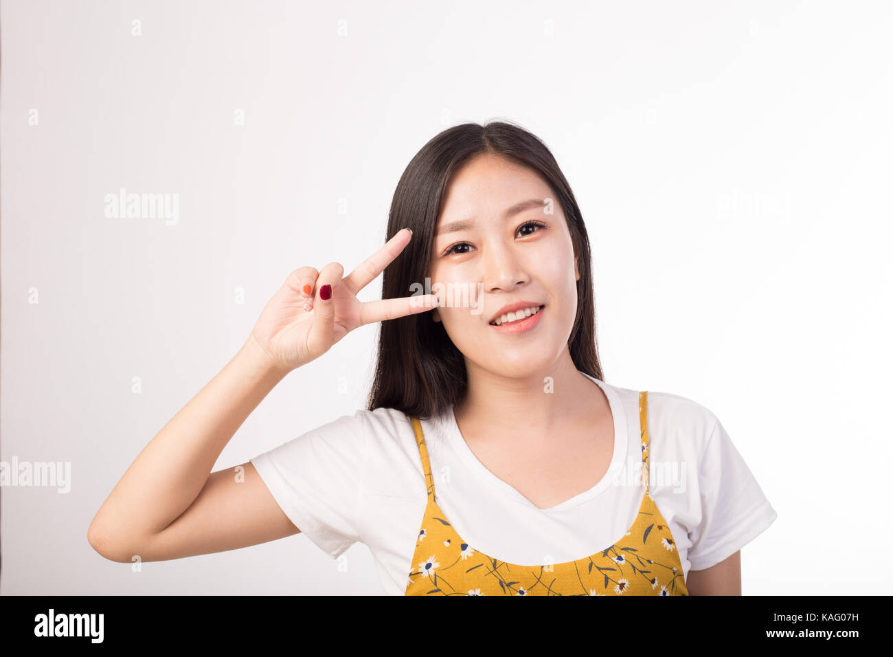 jeune fille asiatique Banque D'Images