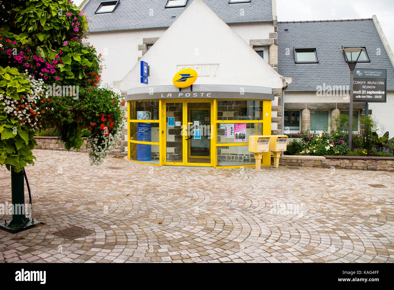 Bureau de poste français Banque D'Images