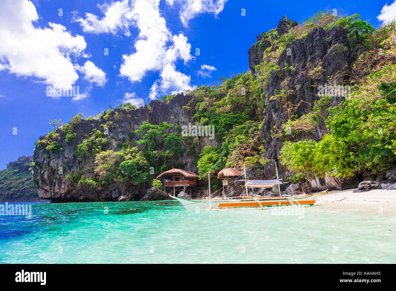 El Nido palawan,belle,philippines. Banque D'Images