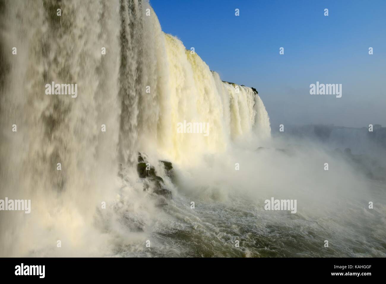 Chutes d'Iguazu, Foz do Iguaçu, Parc national d'Iguazú, Paraná, Brésil Banque D'Images