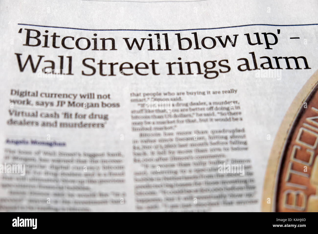 Newspaper article Banque de photographies et d’images à haute