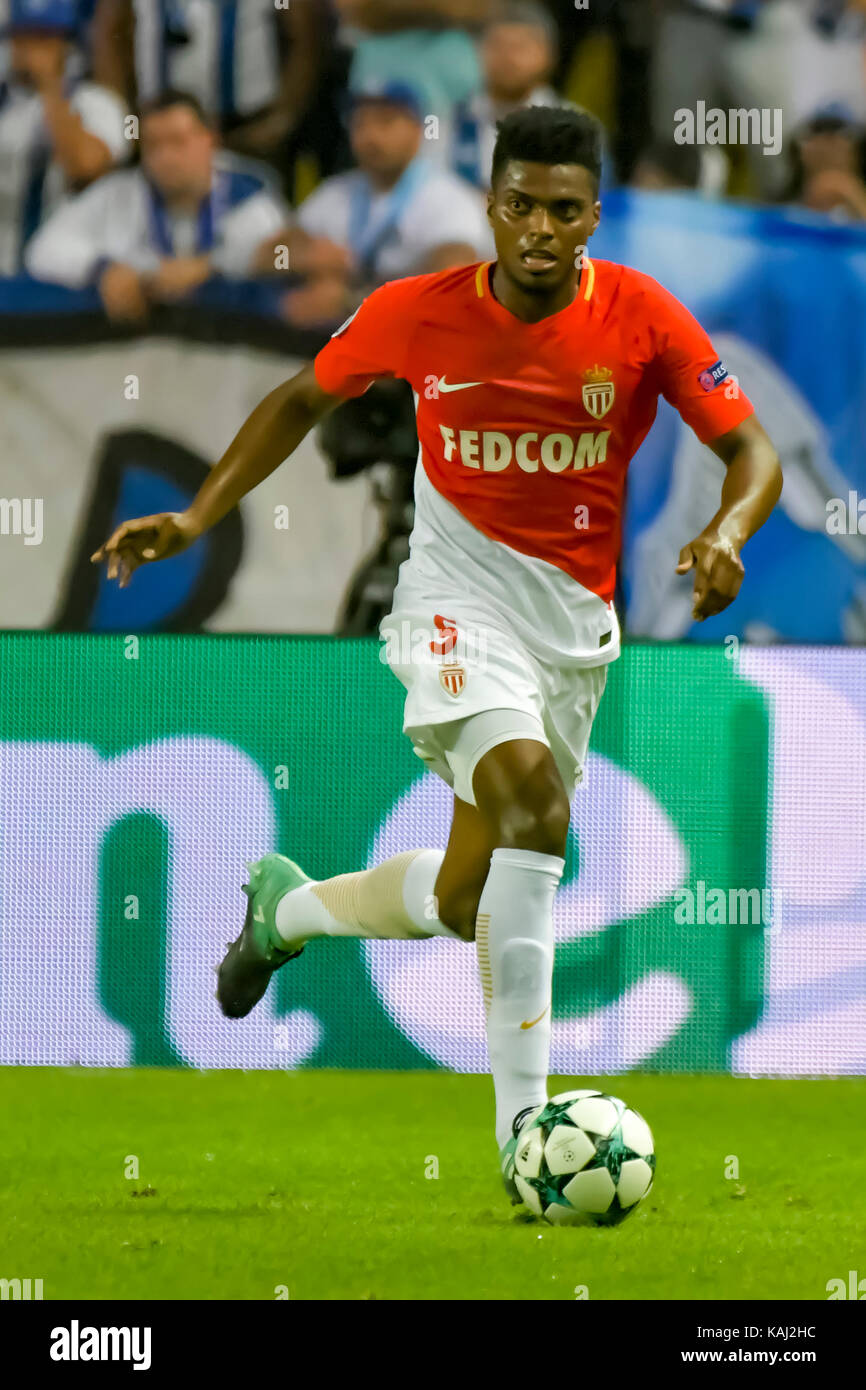 Monaco, France. 26 sep, 2017. jemerson (as monaco) lors de la Ligue des champions match entre l'AS Monaco et le FC Porto dans le stade Louis II à Monaco, vendredi 26 septembre 2017 Crédit : norbert scanella/Alamy live news Banque D'Images