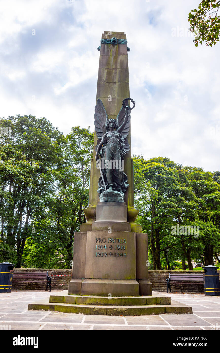 Monument commémoratif de guerre, les pentes, Buxton, Derbyshire Banque D'Images