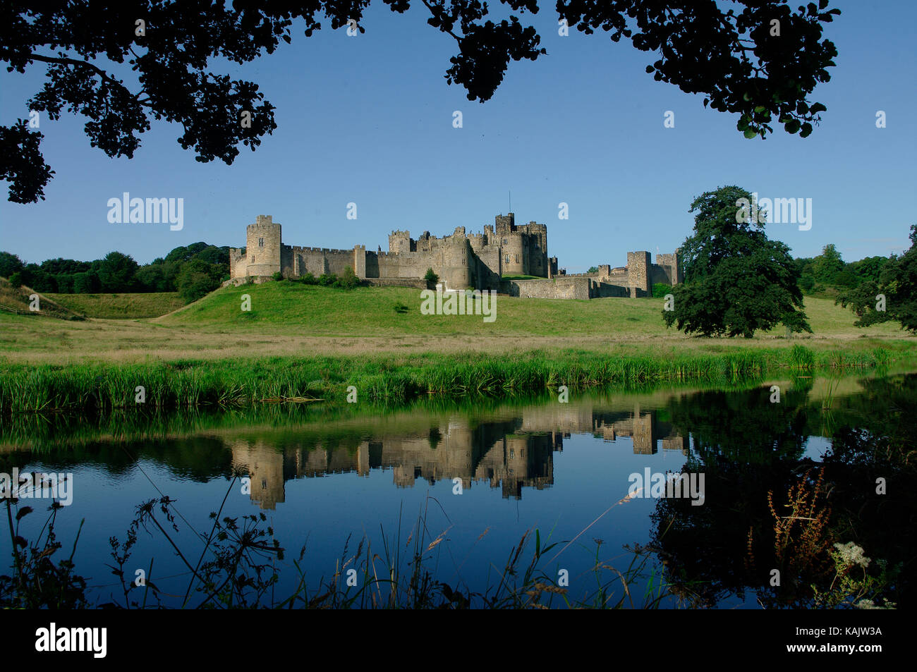 Château d'Alnwick, Northumberland Banque D'Images