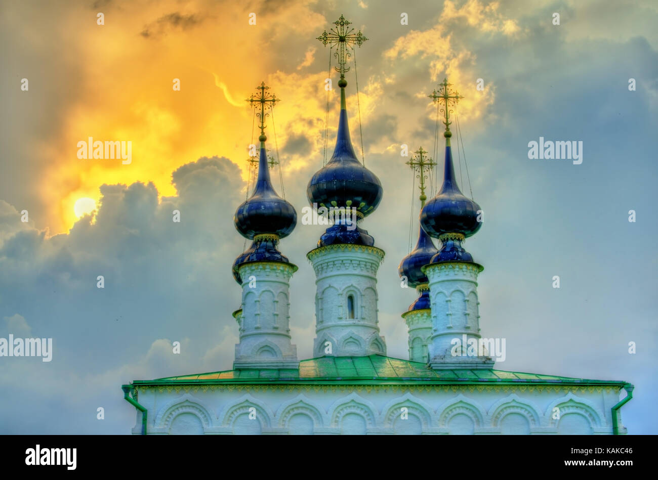 Église de l'entrée du Christ à Jérusalem à suzdal, Russie Banque D'Images