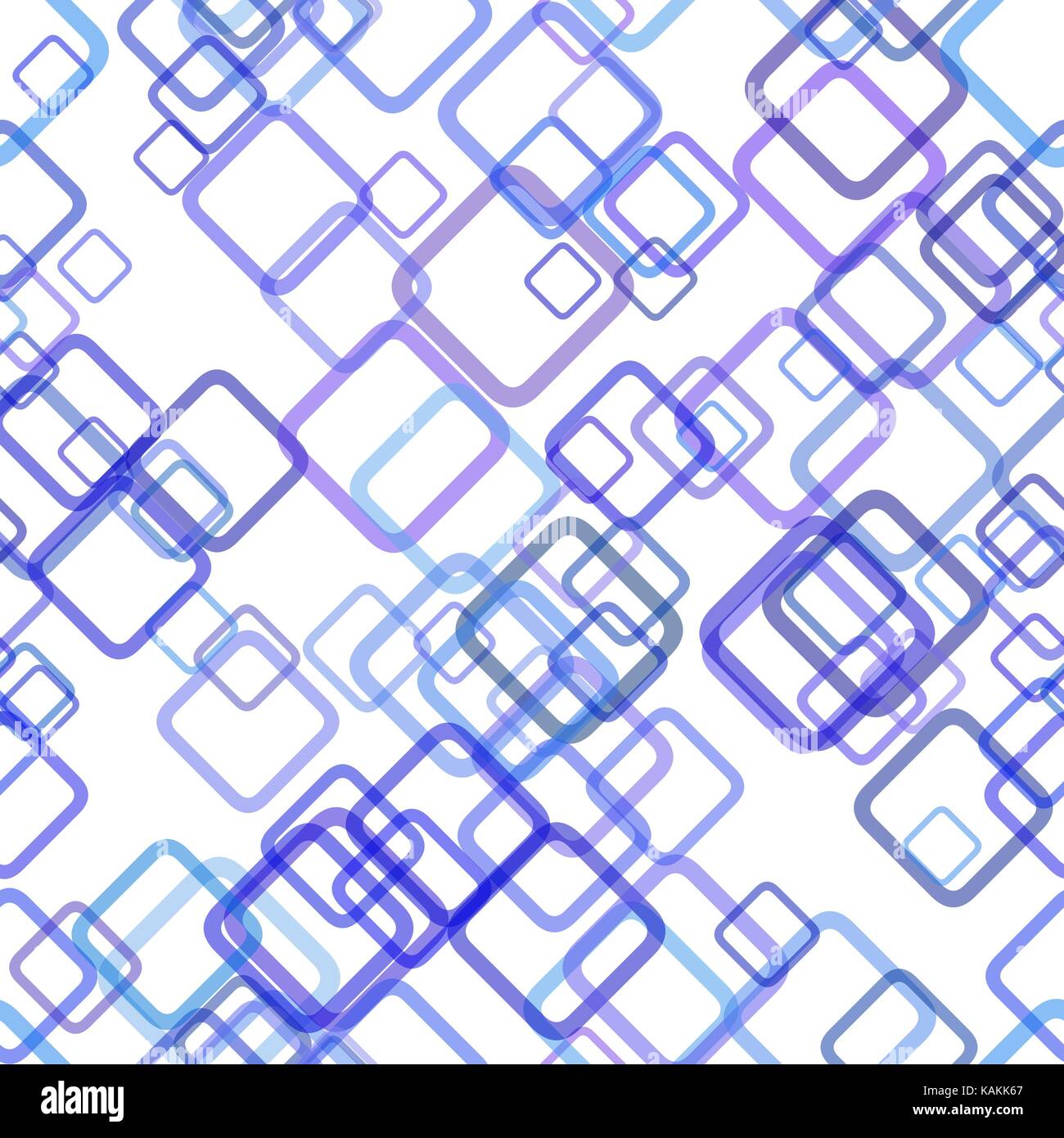 Motif de fond carré géométrique répétitif - conception graphique de vecteur aléatoire de carrés en diagonale avec effet d'opacité Illustration de Vecteur