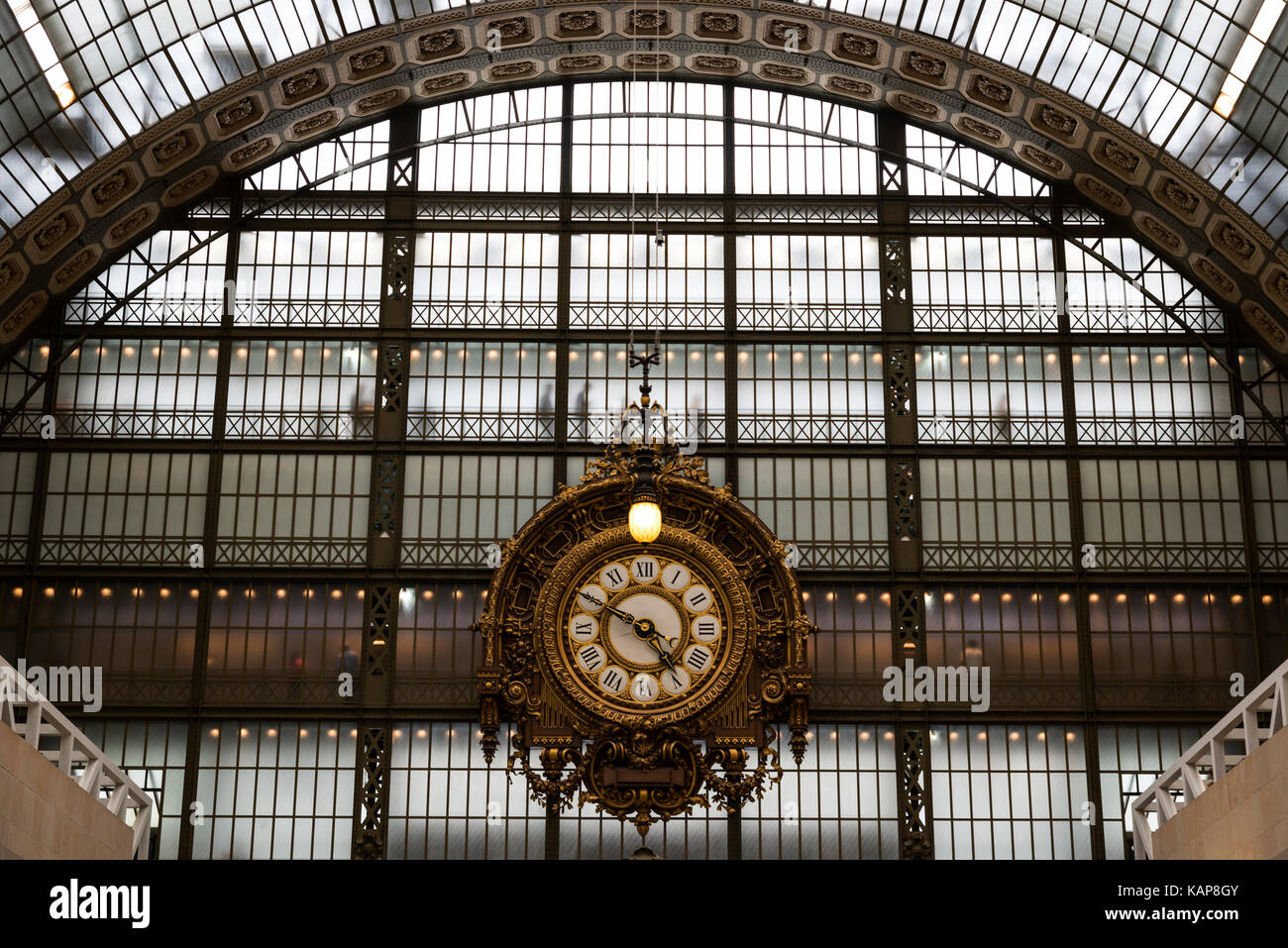 Musée d'orsay Victor Laloux, réveil, salle principale , Paris - france installé dans l'ancienne gare d'Orsay, un beaux-arts railway station . Banque D'Images