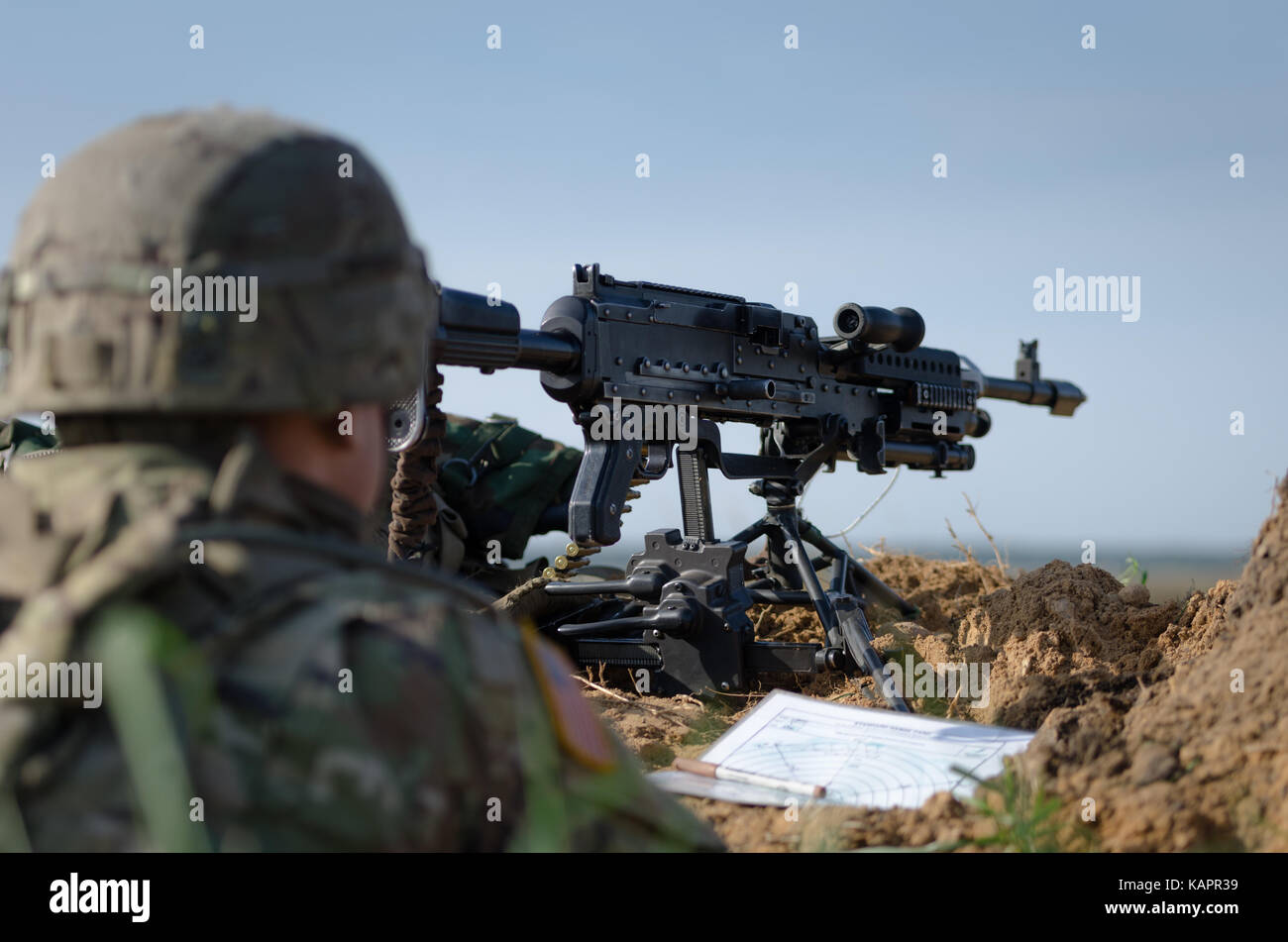 Présence accrue de l'OTAN l'avant du groupe de combat des soldats de la Pologne Banque D'Images