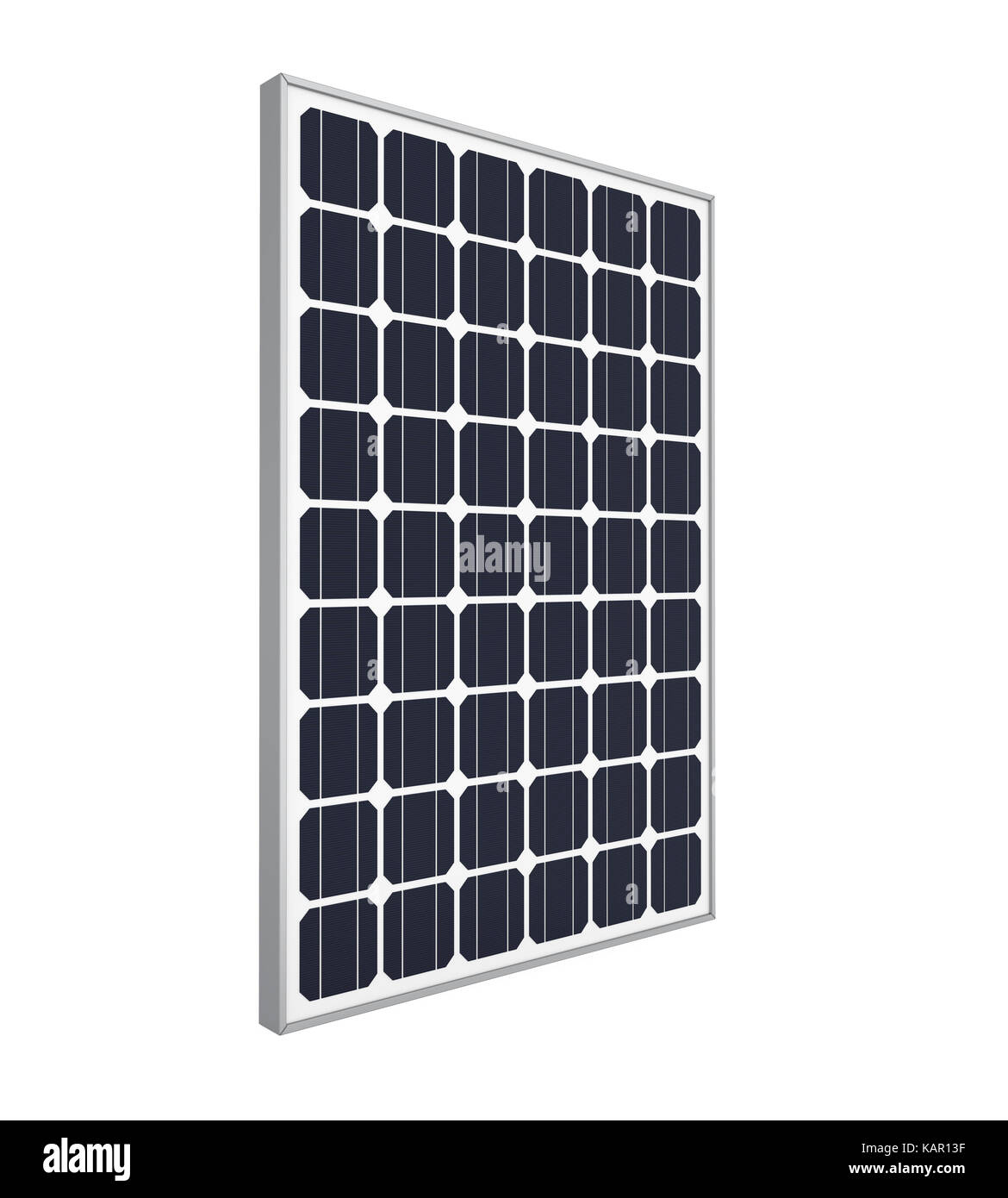 Isolés panneau solaire Banque D'Images