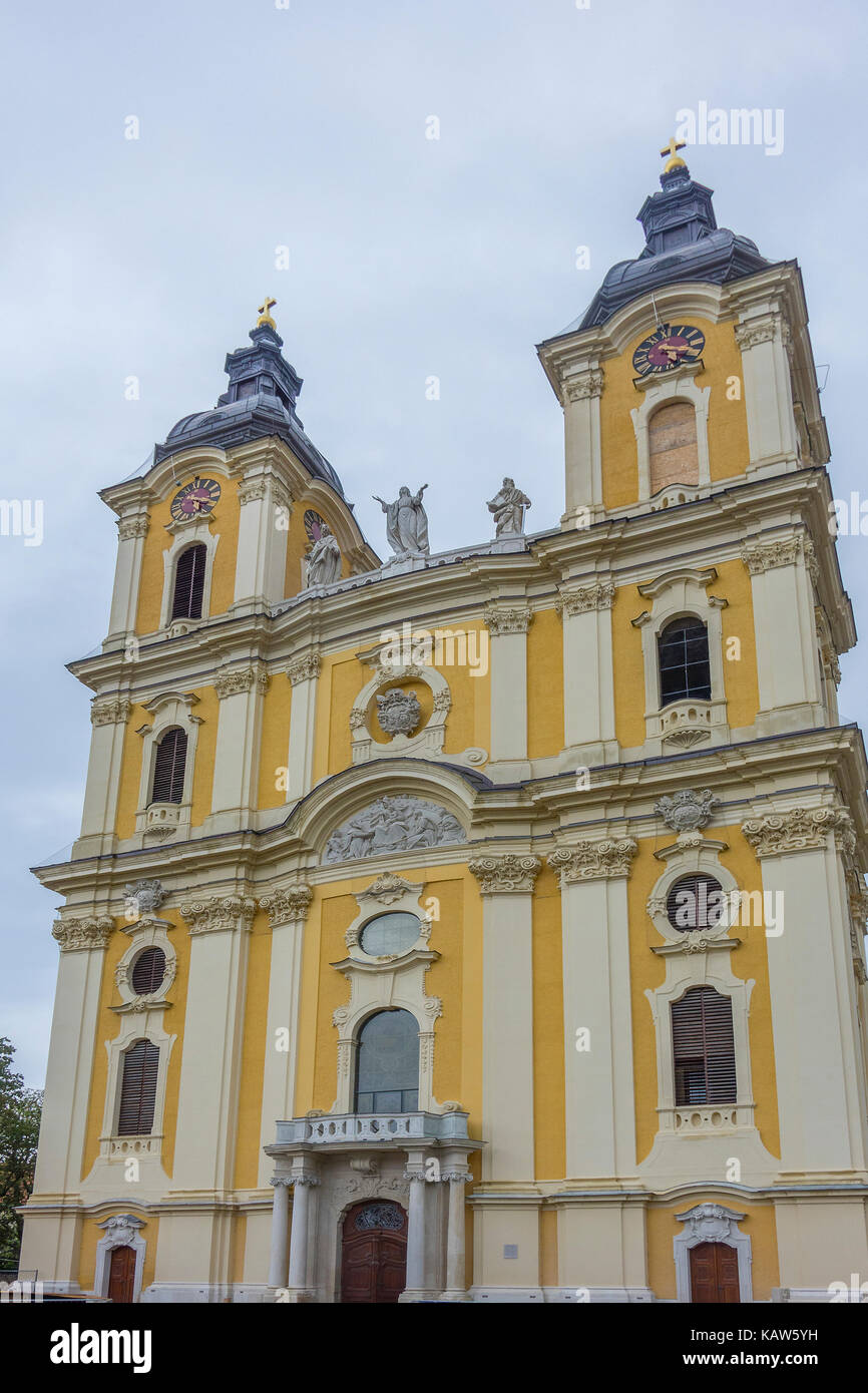 La Hongrie, Kalocsa, Assomption cathédrale catholique romaine Banque D'Images