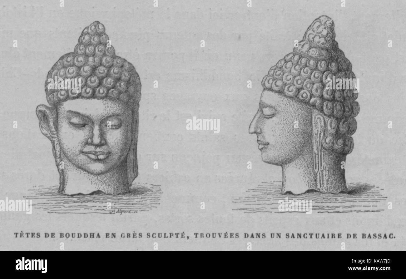 Ce voyage d'exploration en Indochine a eu lieu au cours des années 1866-1868, en se concentrant sur la géographie, la culture et l'histoire naturelle de la région. Banque D'Images