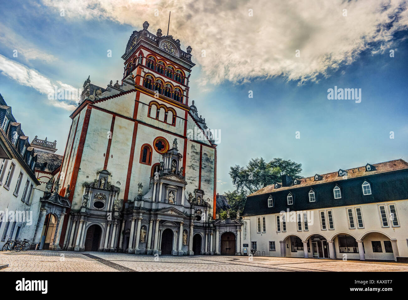Célèbre abbaye st. Matthias ou benediktinerabtei. st matthias à Trèves, Banque D'Images