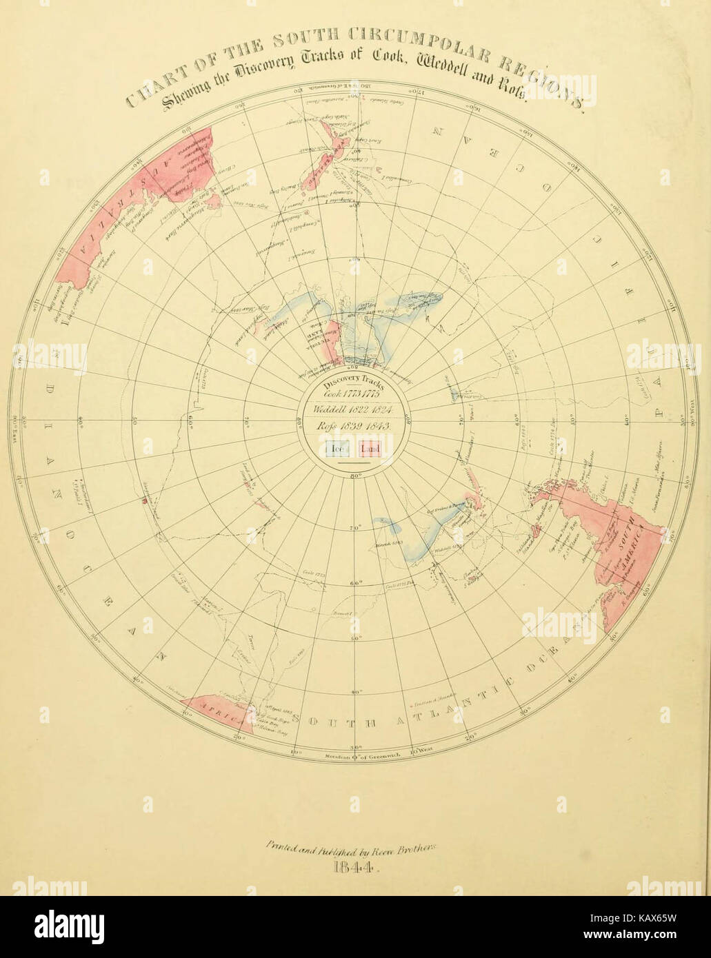 La zoologie du voyage du H.M.S. Erebus et Terror (6258360574) Banque D'Images