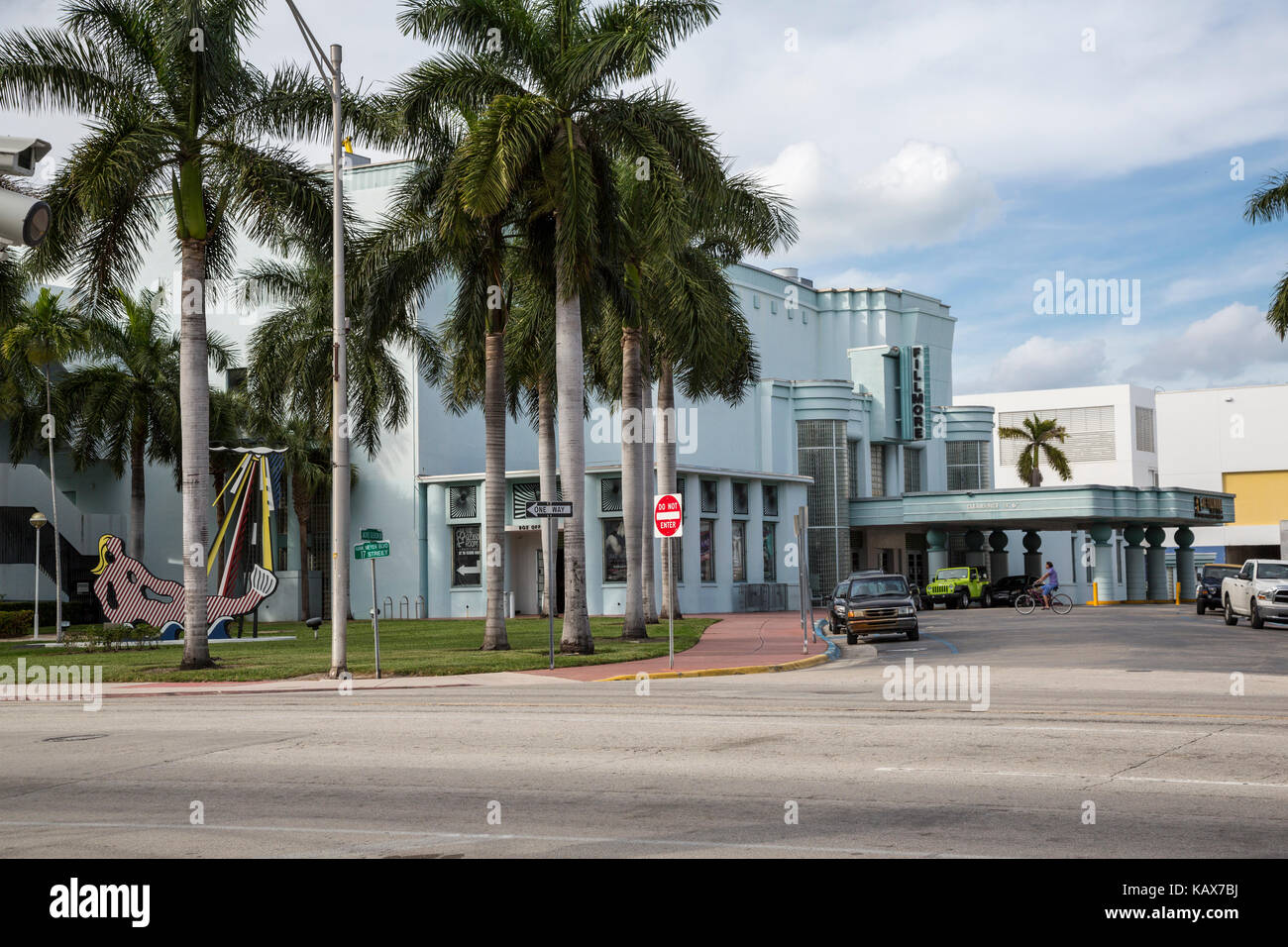 Miami Beach, en Floride. Fillmore Theatre. Banque D'Images