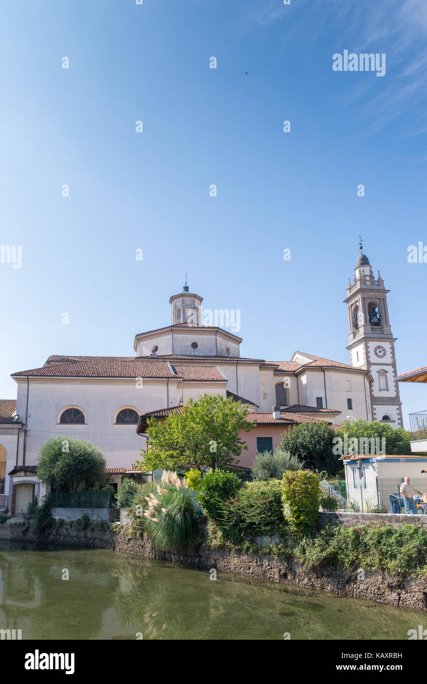 Art. gervaso protaso e église de gorgonzola, Lombardie, Italie Banque D'Images