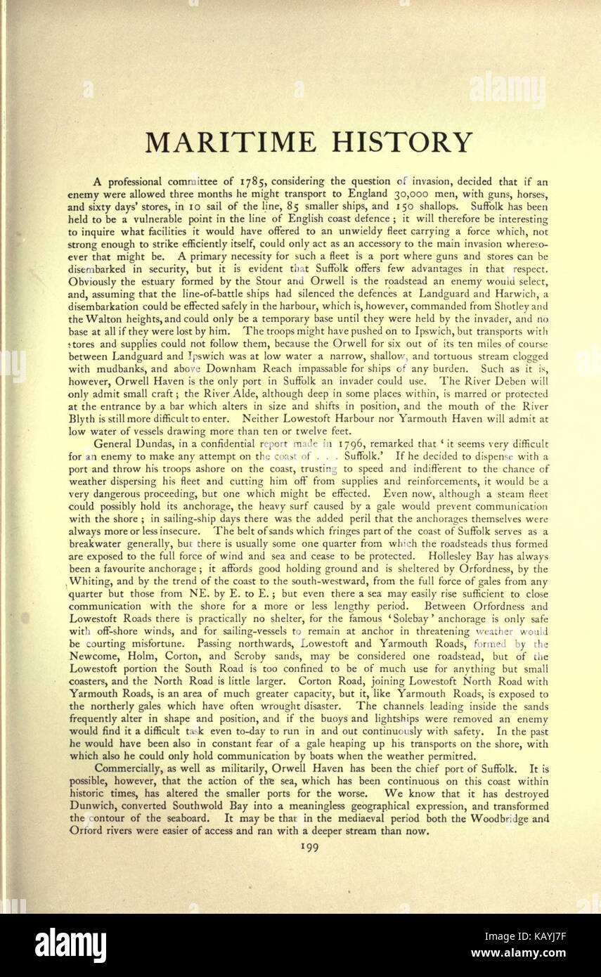 L'histoire de Victoria du comté de Suffolk (page 199) BHL20979900 Banque D'Images