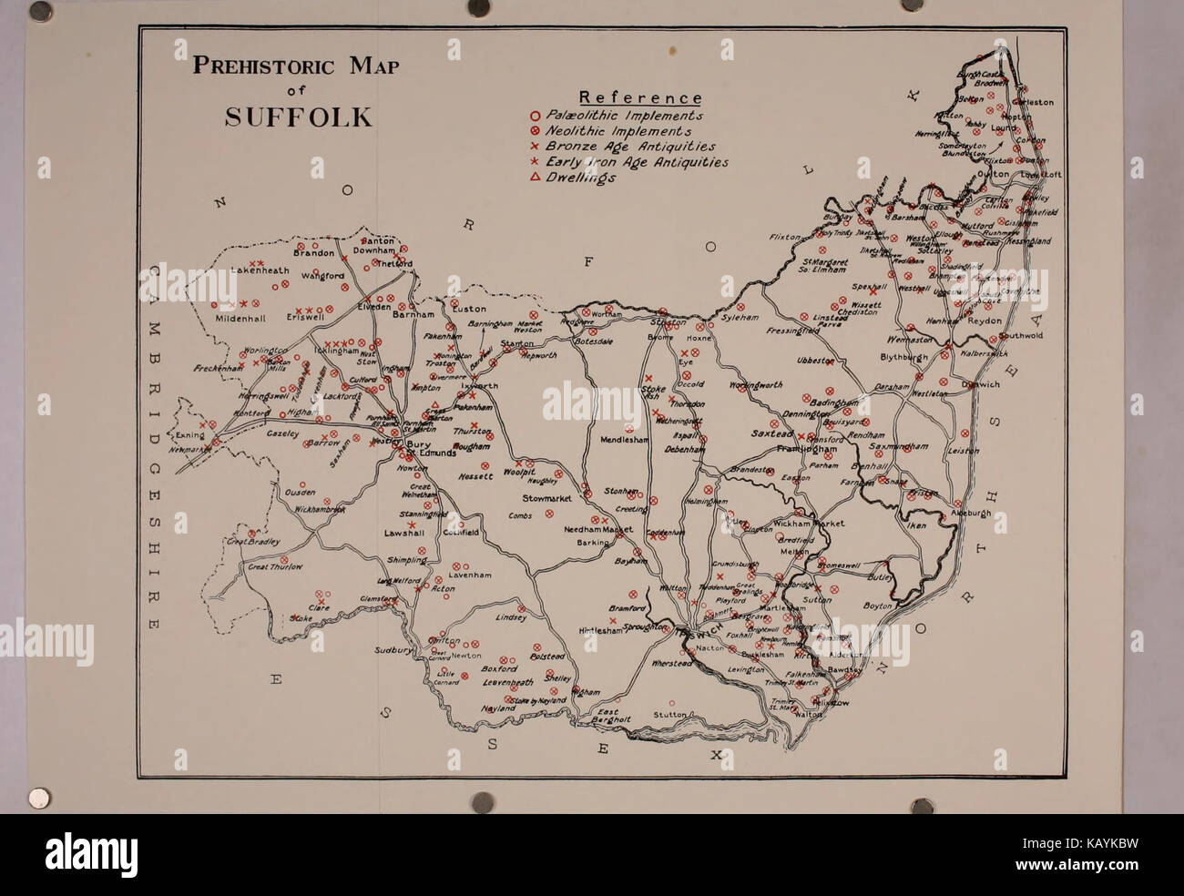 L'histoire de Victoria du comté de Suffolk BHL17113089 Banque D'Images