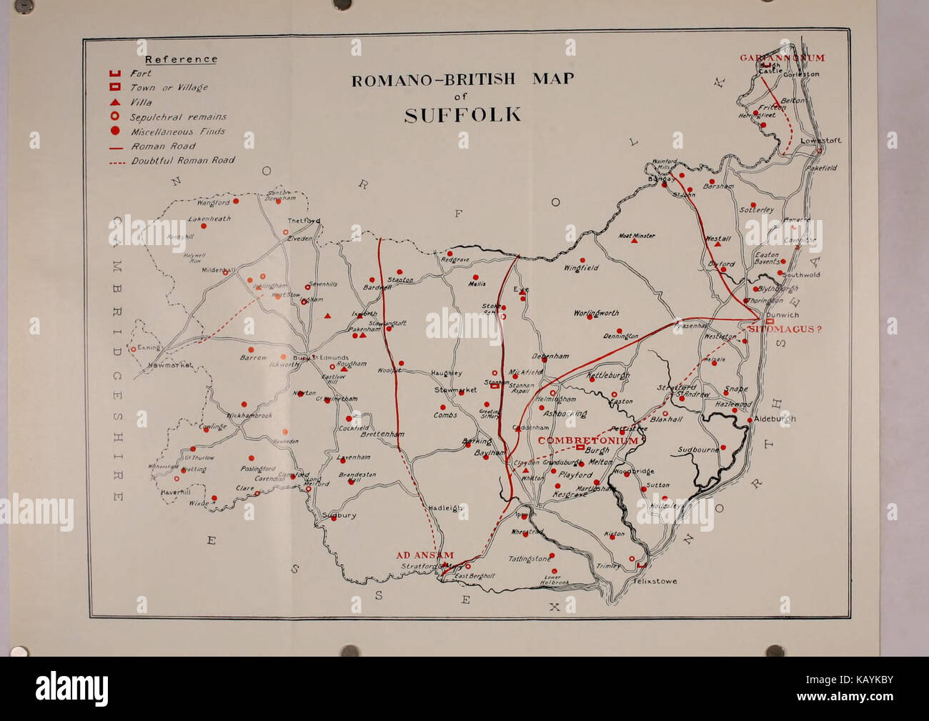 L'histoire de Victoria du comté de Suffolk BHL17113147 Banque D'Images