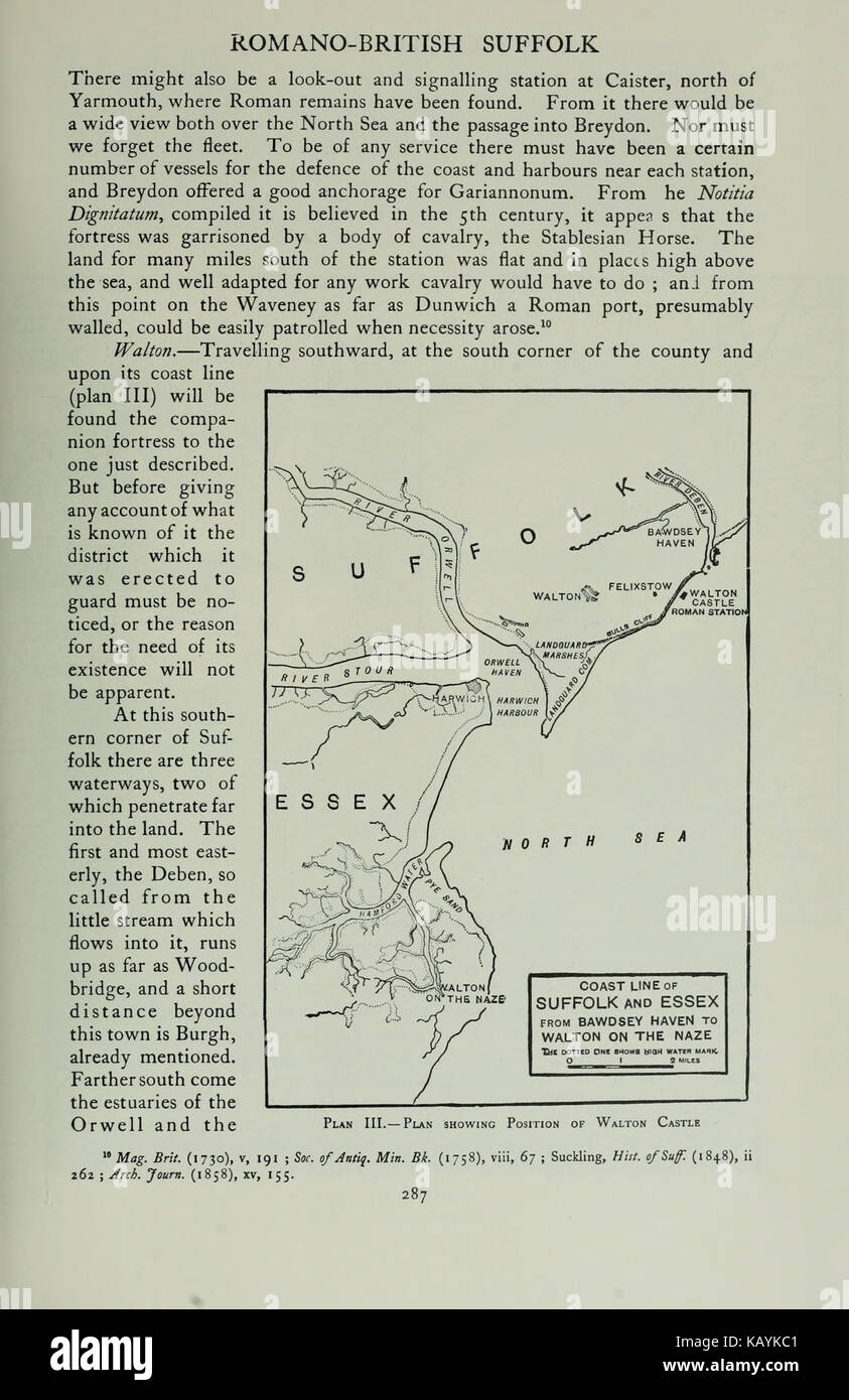 L'histoire de Victoria du comté de Suffolk (page 287) BHL17113156 Banque D'Images