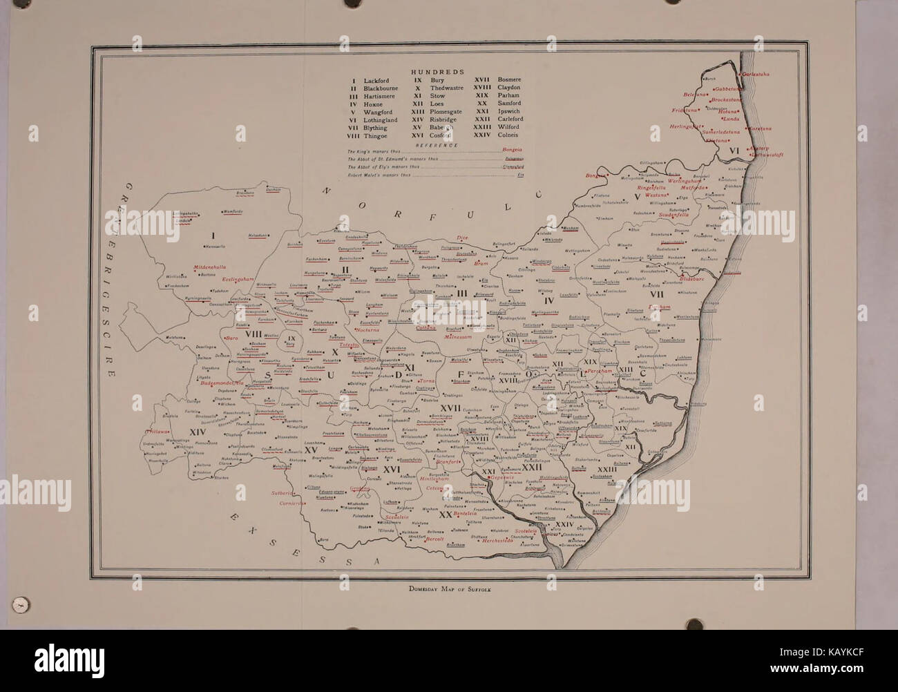 L'histoire de Victoria du comté de Suffolk BHL17113249 Banque D'Images