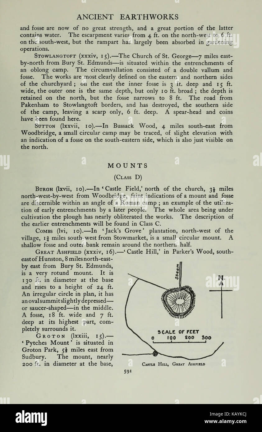 L'histoire de Victoria du comté de Suffolk (page 591) BHL17113486 Banque D'Images