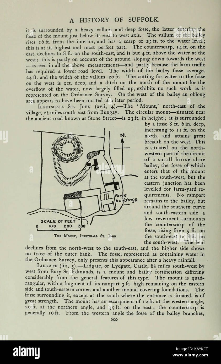 L'histoire de Victoria du comté de Suffolk (page 600) BHL17113495 Banque D'Images