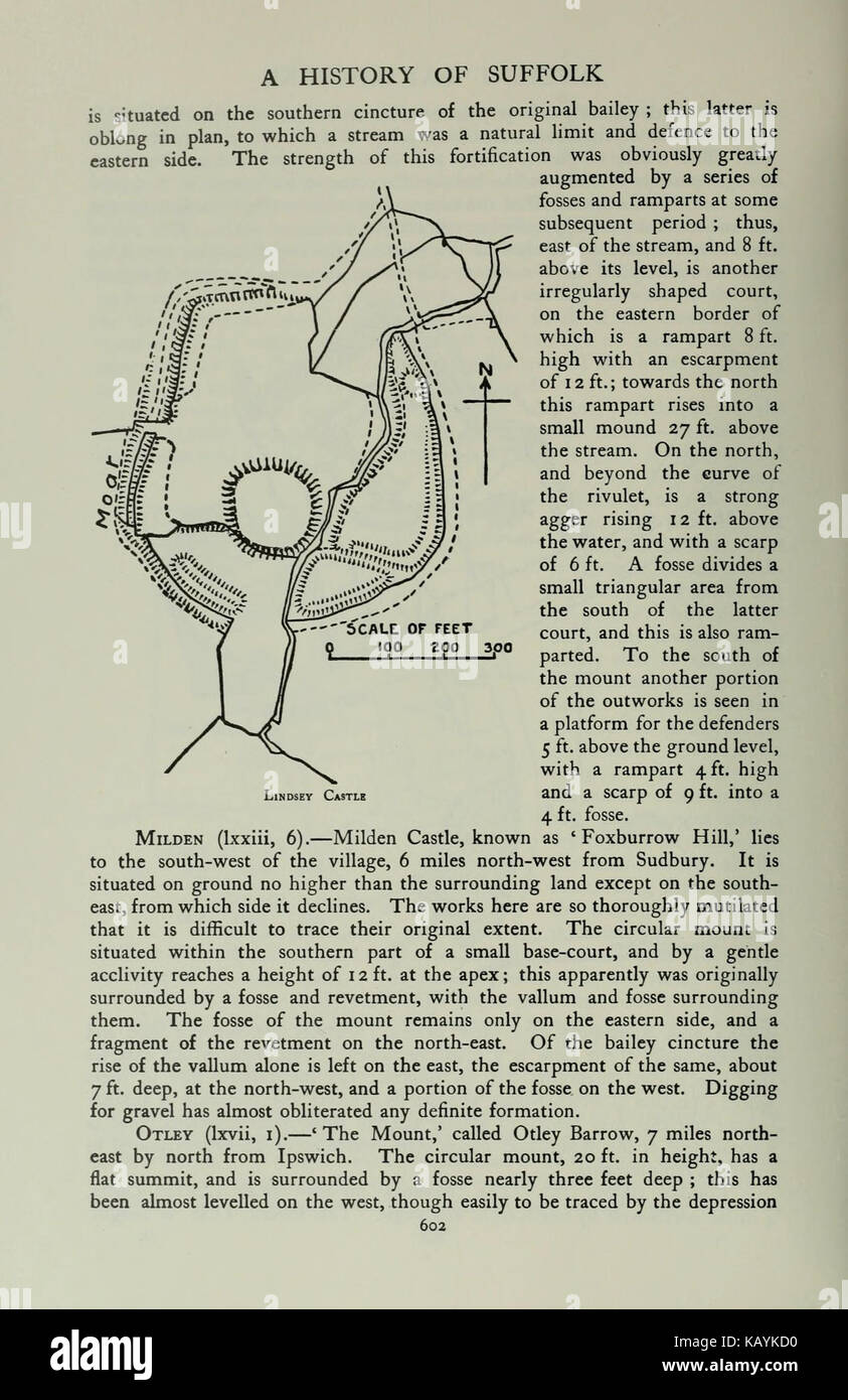 L'histoire de Victoria du comté de Suffolk (page 602) BHL17113497 Banque D'Images