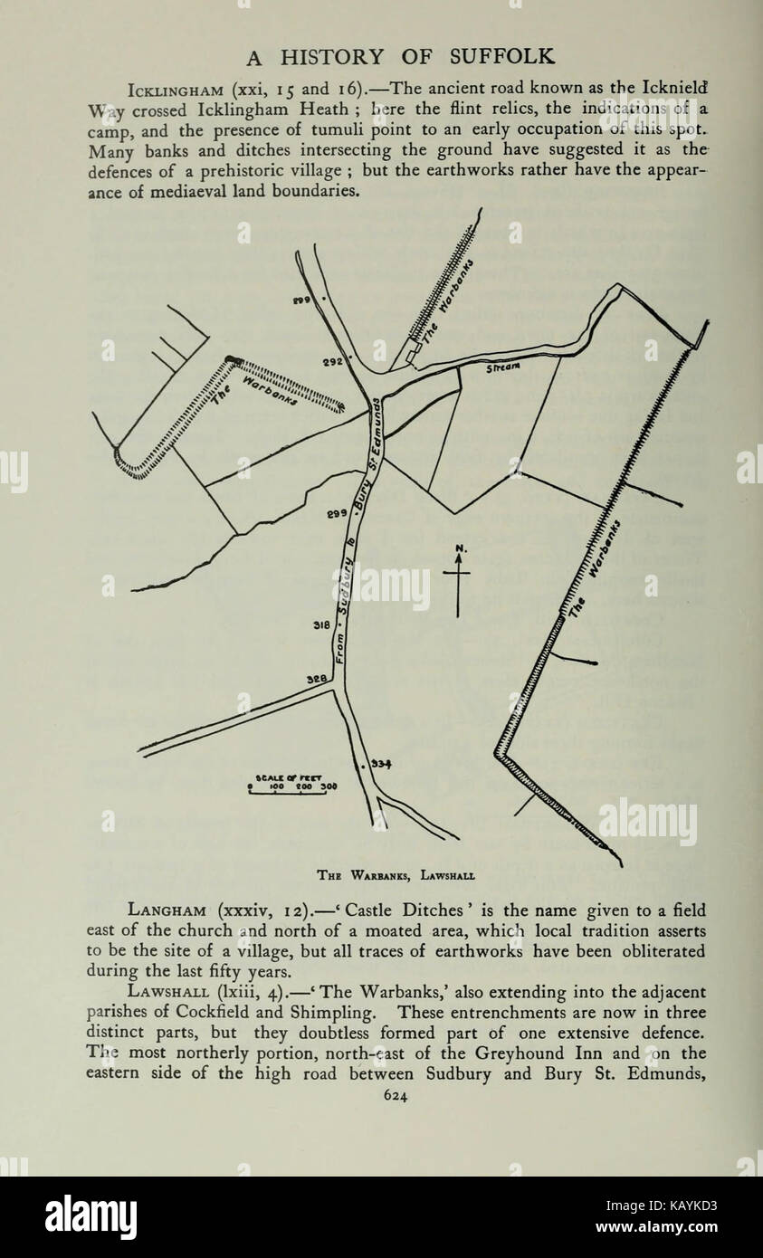 L'histoire de Victoria du comté de Suffolk (page 624) BHL17113519 Banque D'Images