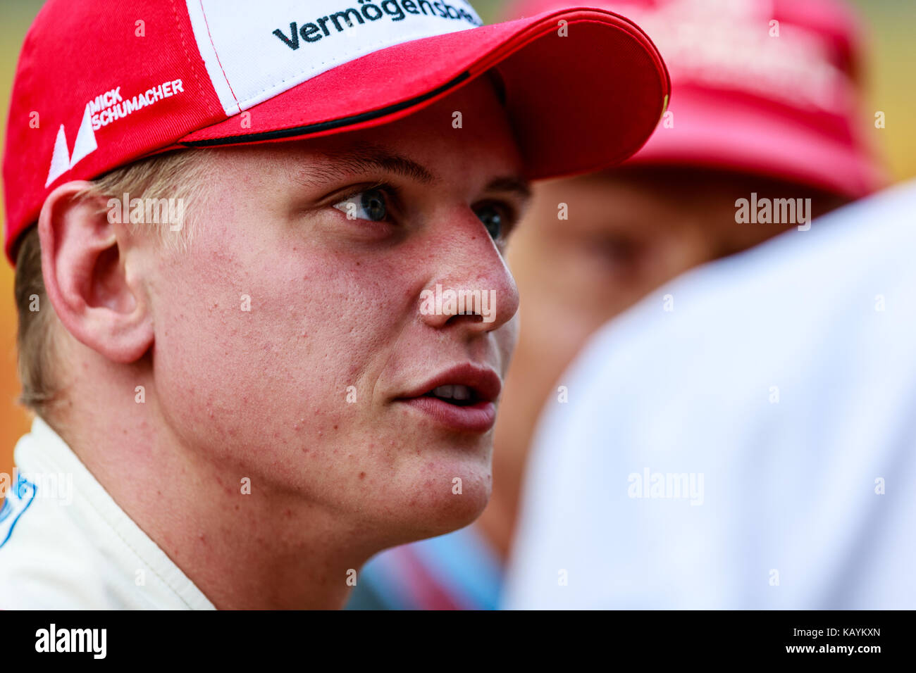 Grand Prix de Formule 1 belge - Journée de la course avec: Mick SCHUMACHER où: Stavelot, Ardennes, Belgique quand: 27 août 2017 crédit: ATP/WENN.com Banque D'Images