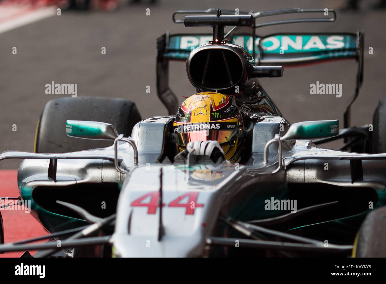 Belgian grand prix de Formule 1 - jour de la course comprend : Lewis Hamilton où : Stavelot, ardennes, Belgique Quand : 27 aug 2017 atp/wenn.com Crédit : Banque D'Images