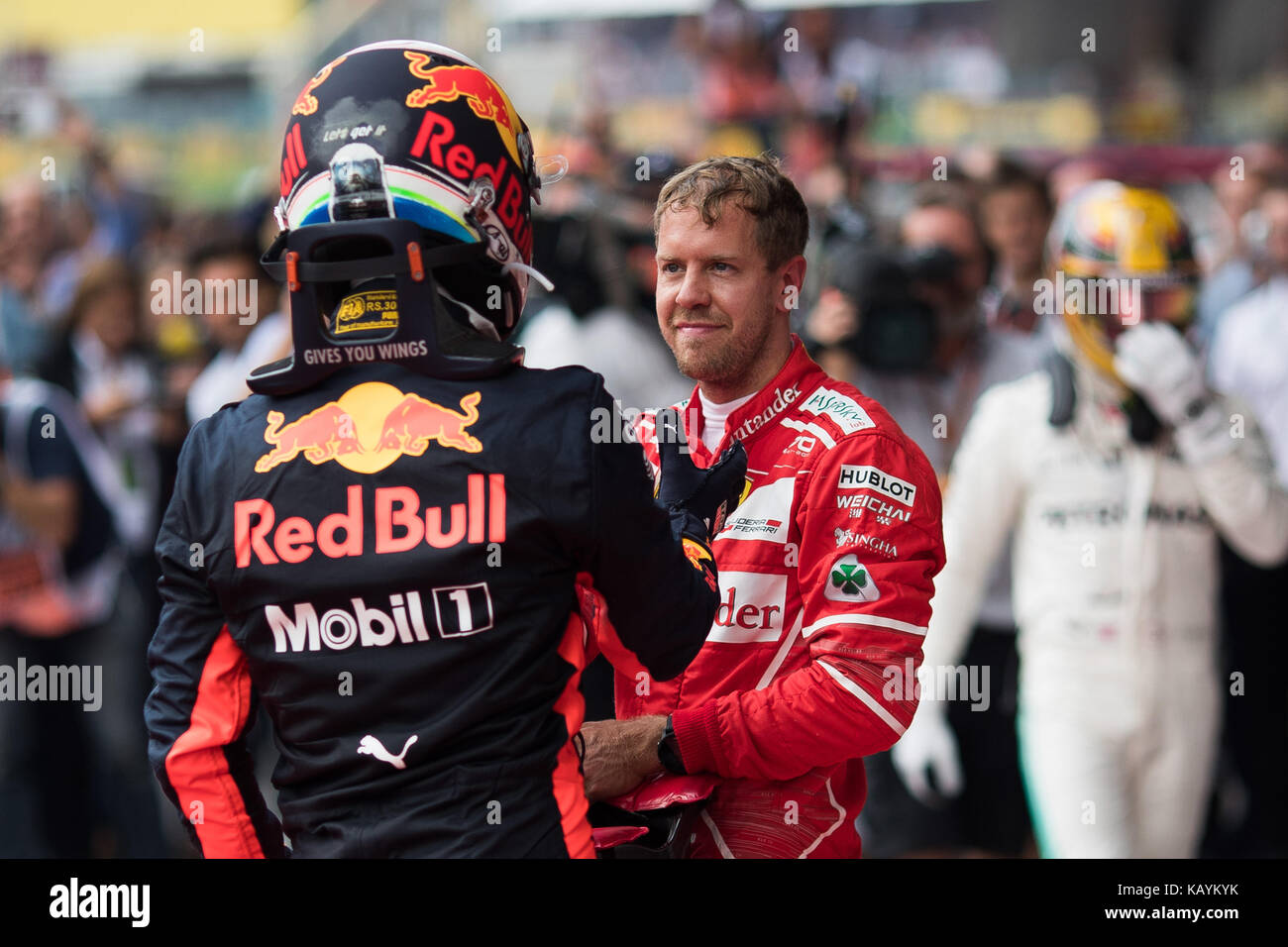 Grand Prix de formule 1 de Belgique - Journée de la course avec : Sebastian VETTEL où : Stavelot, Ardennes, Belgique quand : 27 août 2017 crédit : ATP/WENN.com Banque D'Images