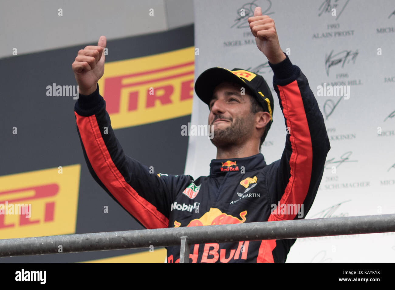 Belgian grand prix de Formule 1 - jour de la course avec : Daniel ricciardo où : Stavelot, ardennes, Belgique Quand : 27 aug 2017 atp/wenn.com Crédit : Banque D'Images