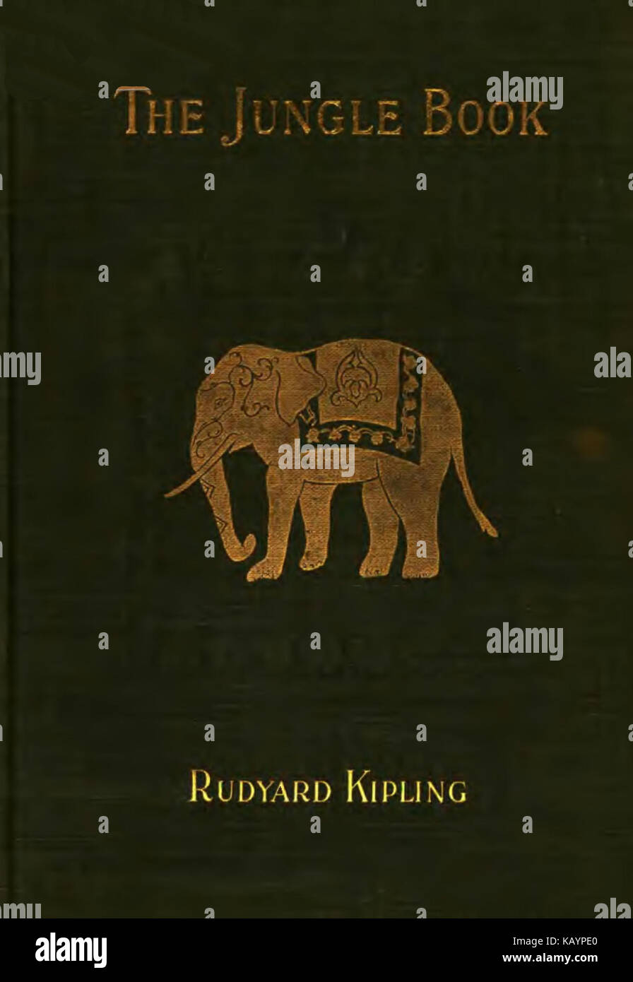 Page De Garde Cahier Du Jour Kepling The jungle book cover Banque de photographies et d'images à haute résolution - Alamy