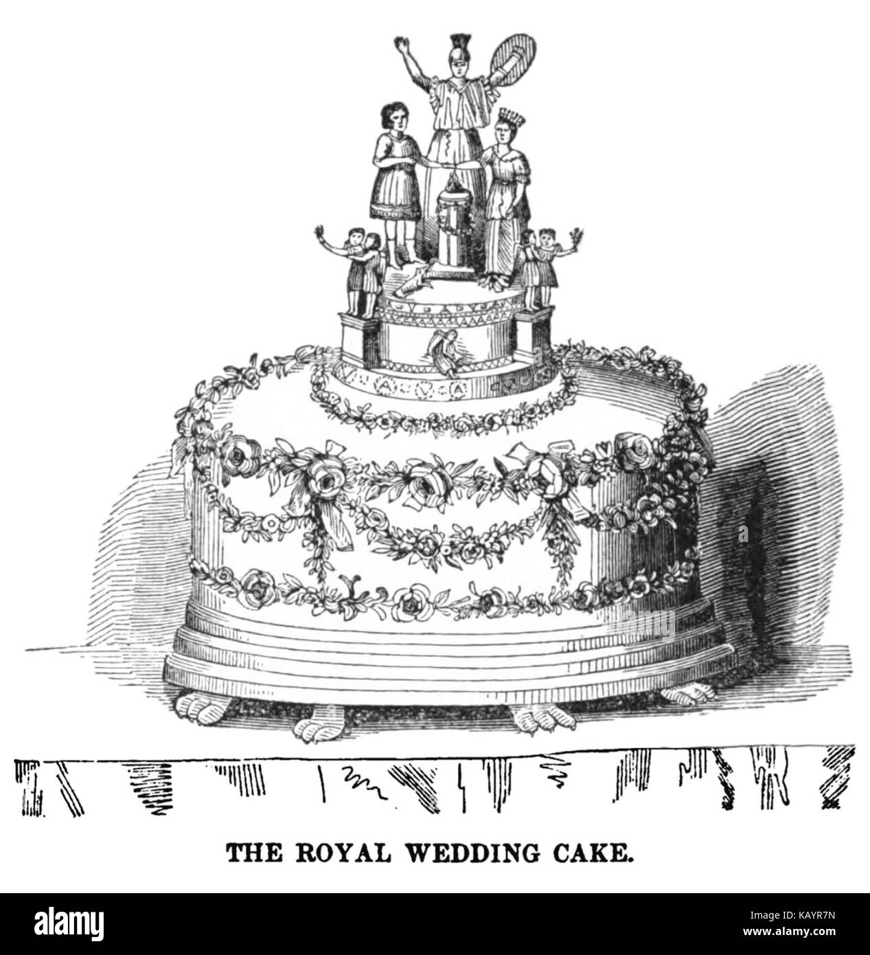 TheRoyalWeddingCake Banque D'Images