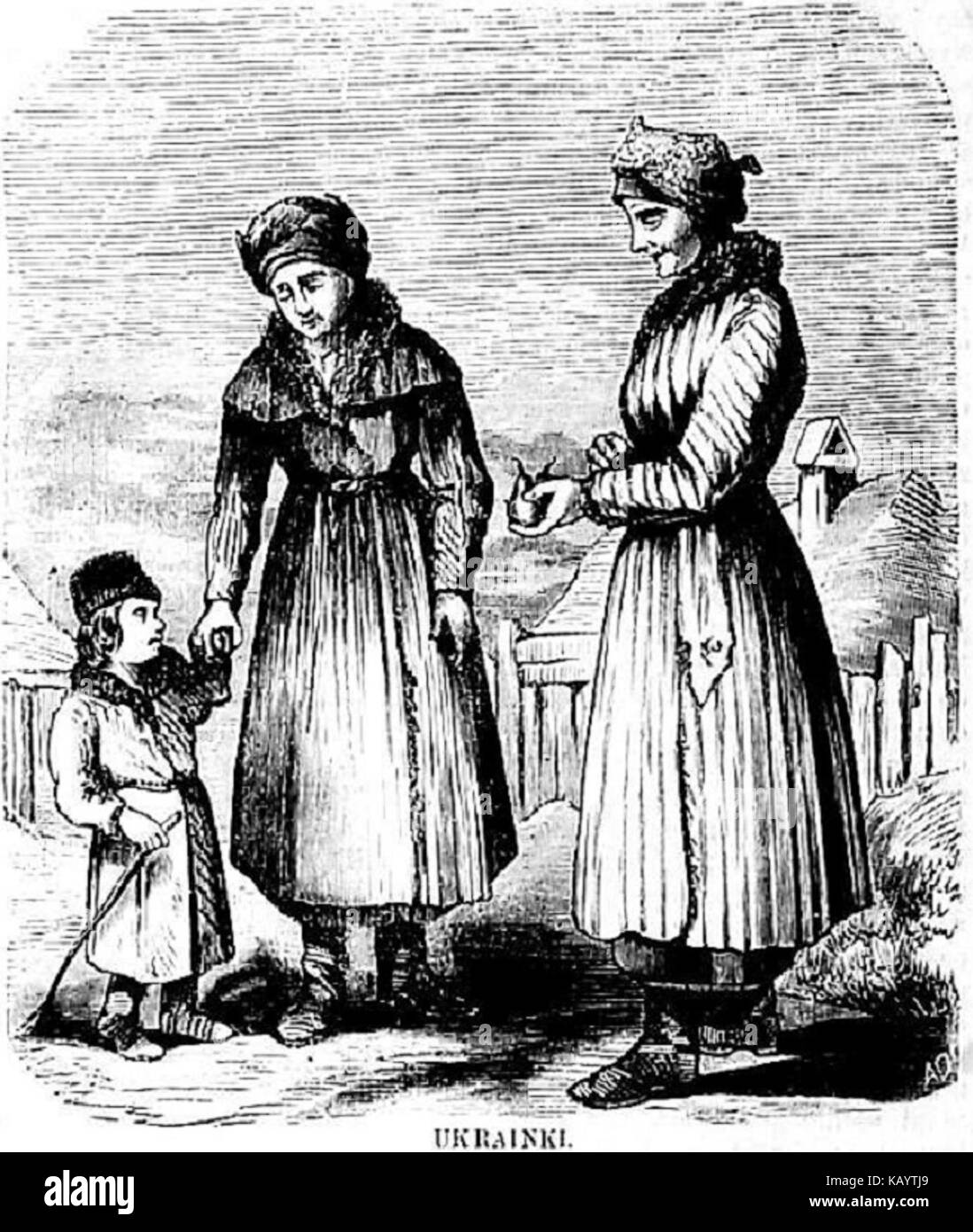 Z 1860 Trypillja Ukrainky Banque D'Images