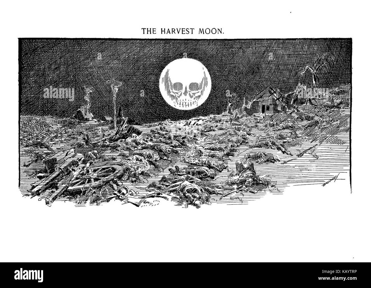 Le Harvest Moon. Luther D. Bradley Banque D'Images