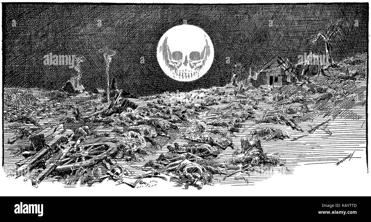 Cette image recadrée de la peinture de Luther D. Bradley « The Harvest Moon » capture la beauté tranquille d’une scène de récolte au clair de lune, soulignant les changements saisonniers dans le paysage rural. Banque D'Images