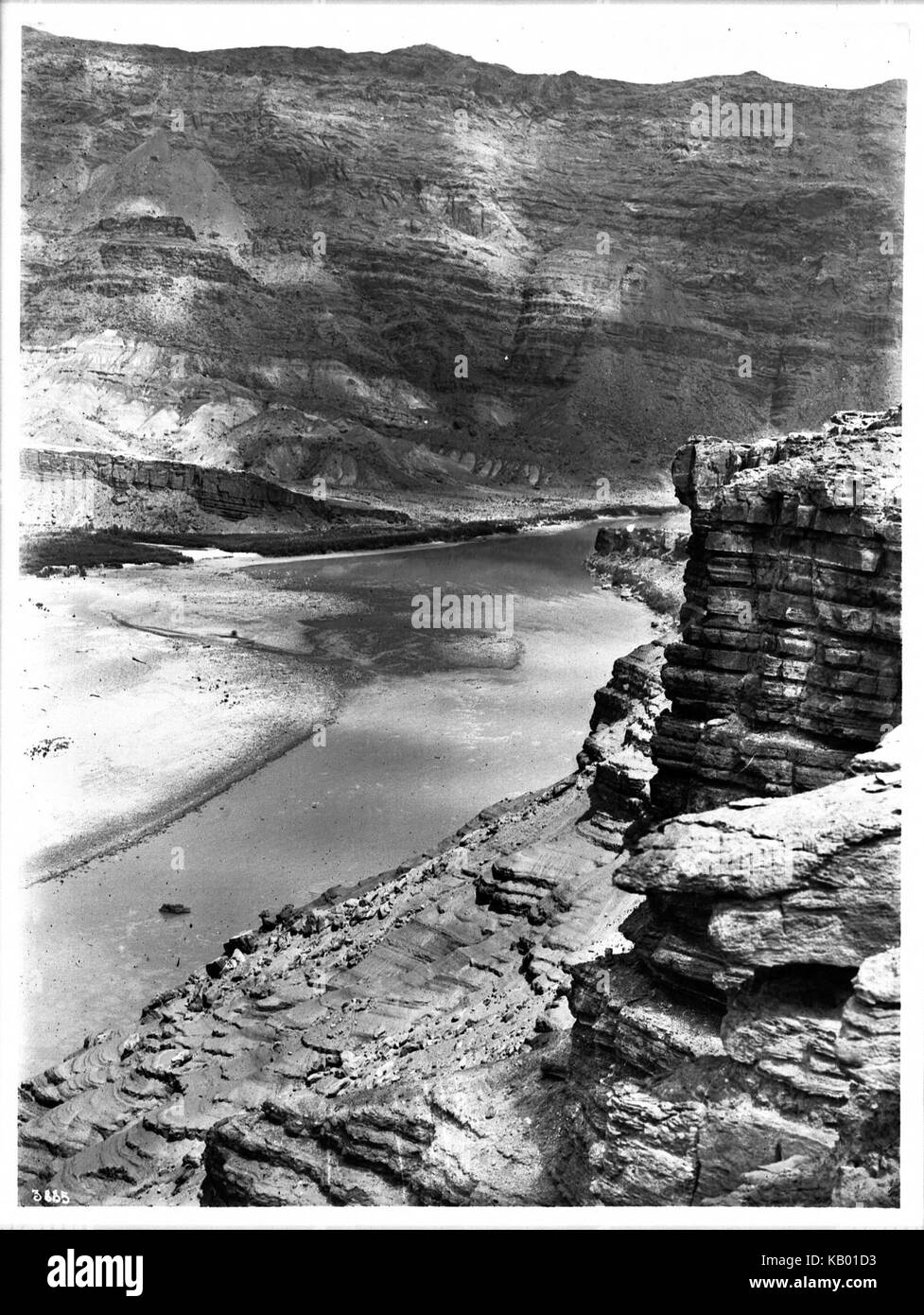 La Rivière Colorado ci-dessous Lee's Ferry, Grand Canyon, 1900 (1930) 3885 du SHC Banque D'Images