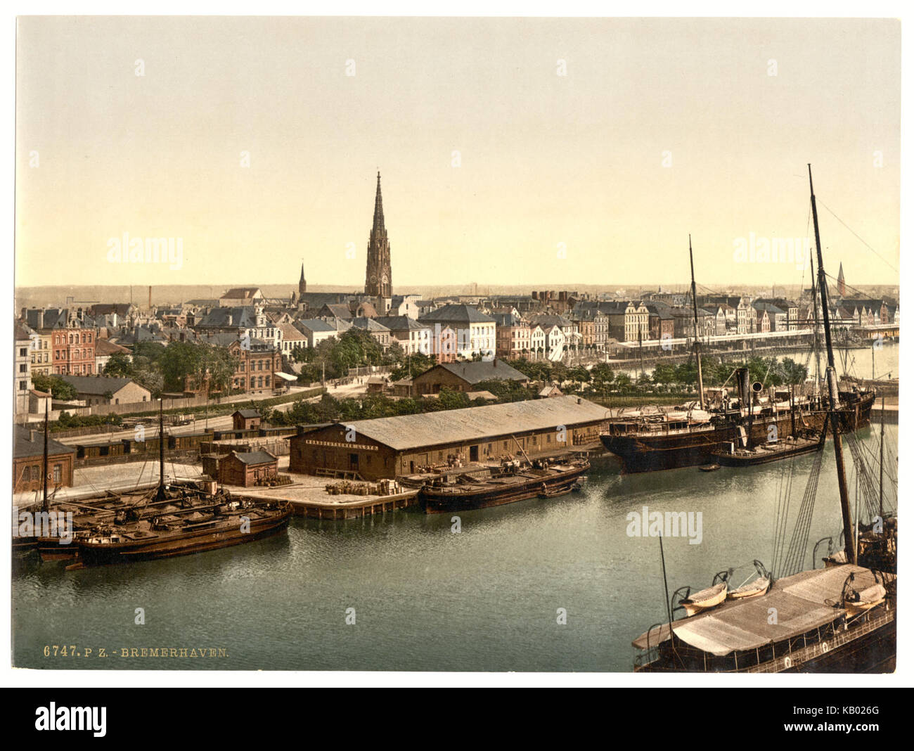 Ville du phare, Bremerhafen, Hanovre (c.-à-d. Hanovre, Allemagne RCAC2002713712 Banque D'Images