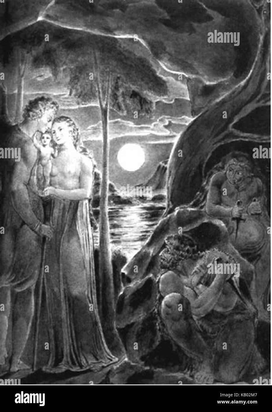 William Blake petite Malevilence P.C. Banque D'Images