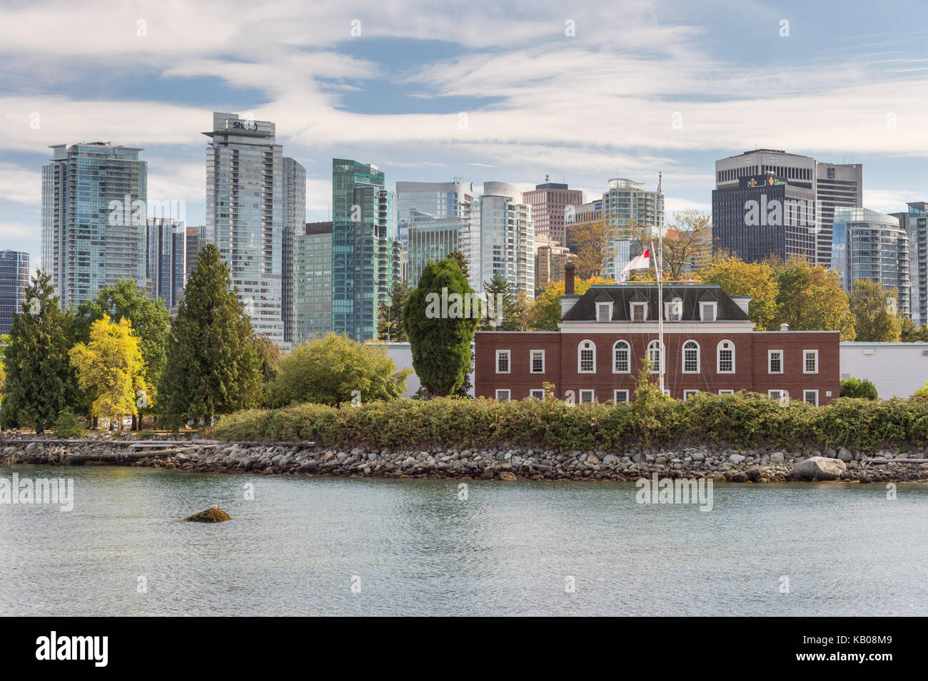 Vancouver (Colombie-Britannique) Canada - 12 septembre 2017 : Musée naval de H.M.C.S. Découverte dans le parc Stanley Banque D'Images