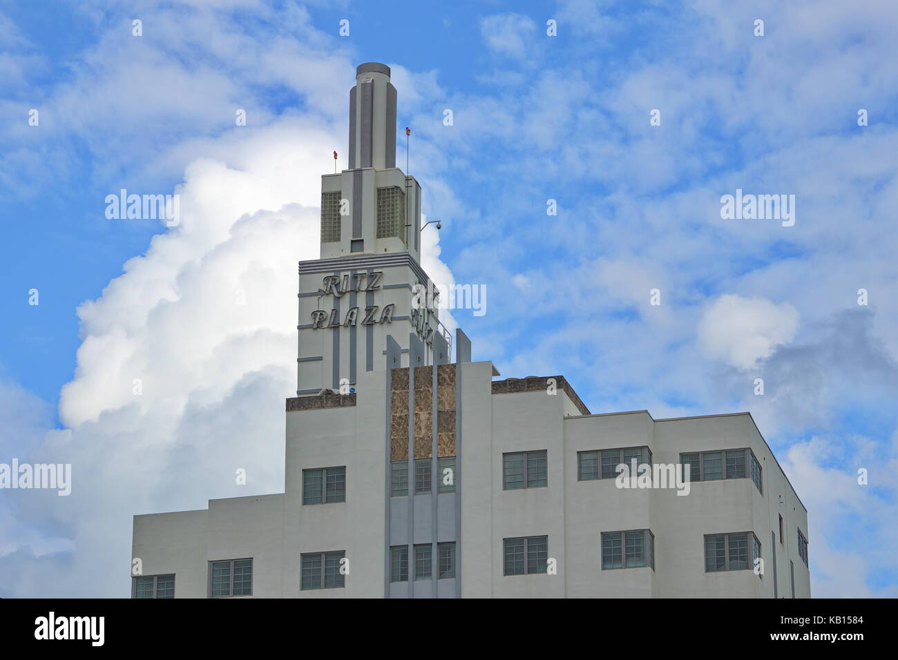 Le Ritz Plaza Hotel à Miami beach Banque D'Images
