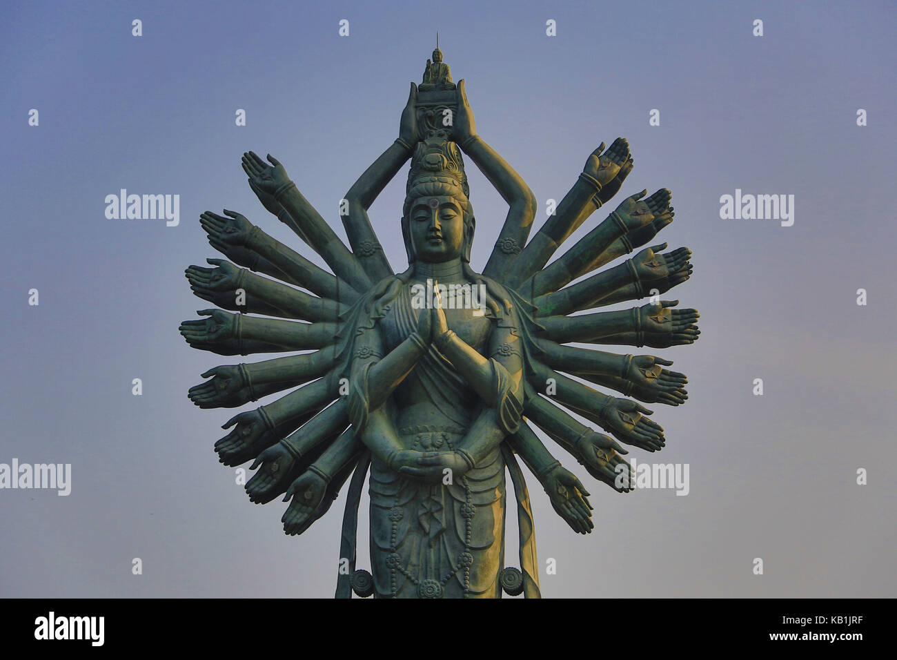 Statue de Bouddha, magnifique parc, Shenzhen, Chine Banque D'Images