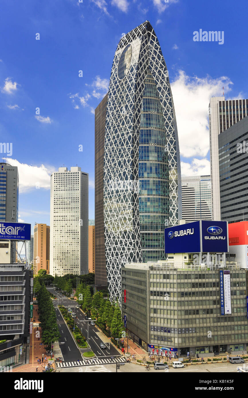 Voir à la mode gakuen cocoon tower, Tokyo, Banque D'Images